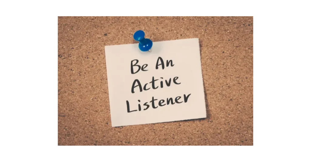 How to be an active listener