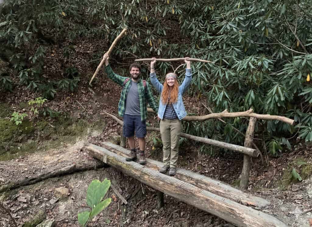 hiking in recovery, asheville
